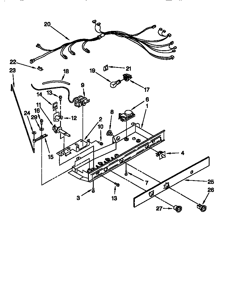 Whirlpool ED25RQXFW01 control diagram