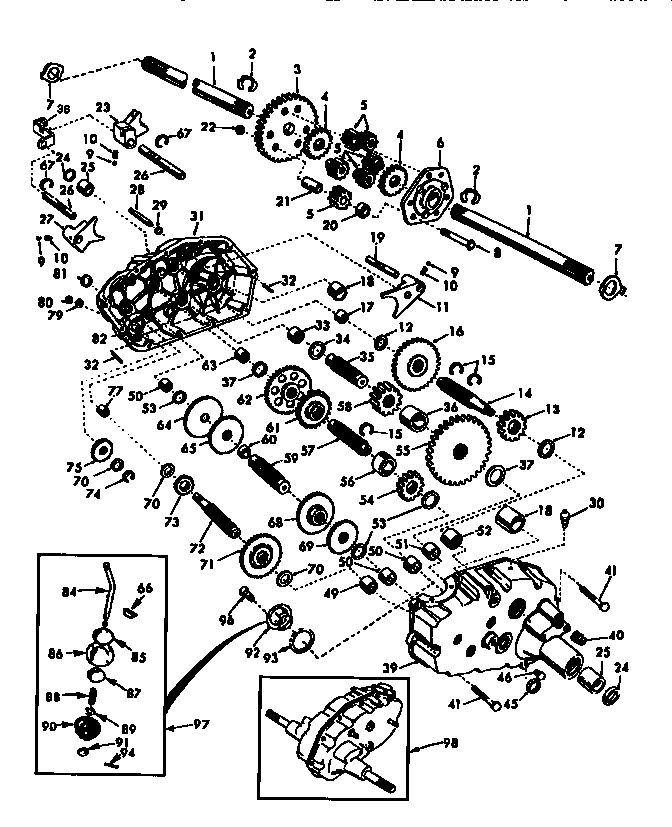 Craftsman 917273110 transaxle diagram