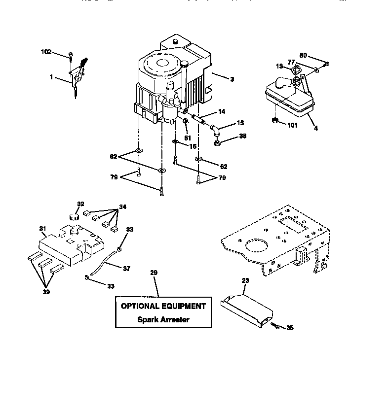 Craftsman 917272020 engine diagram