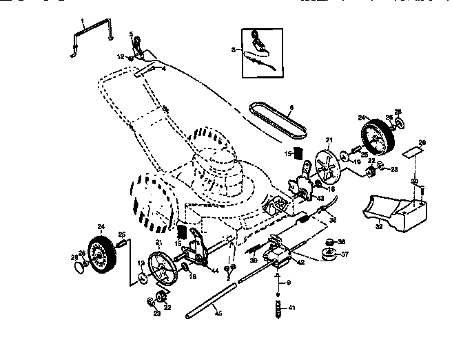 Craftsman 917377500 drive assembly diagram