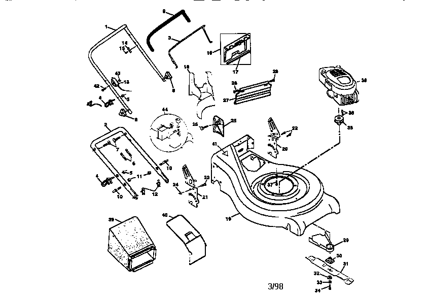 Craftsman 917377630 main frame diagram