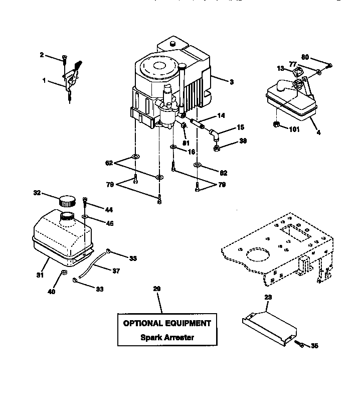 Craftsman 917271030 engine diagram