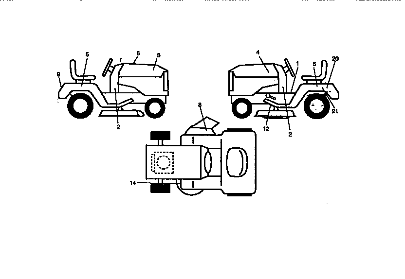 Craftsman 917271030 decals diagram