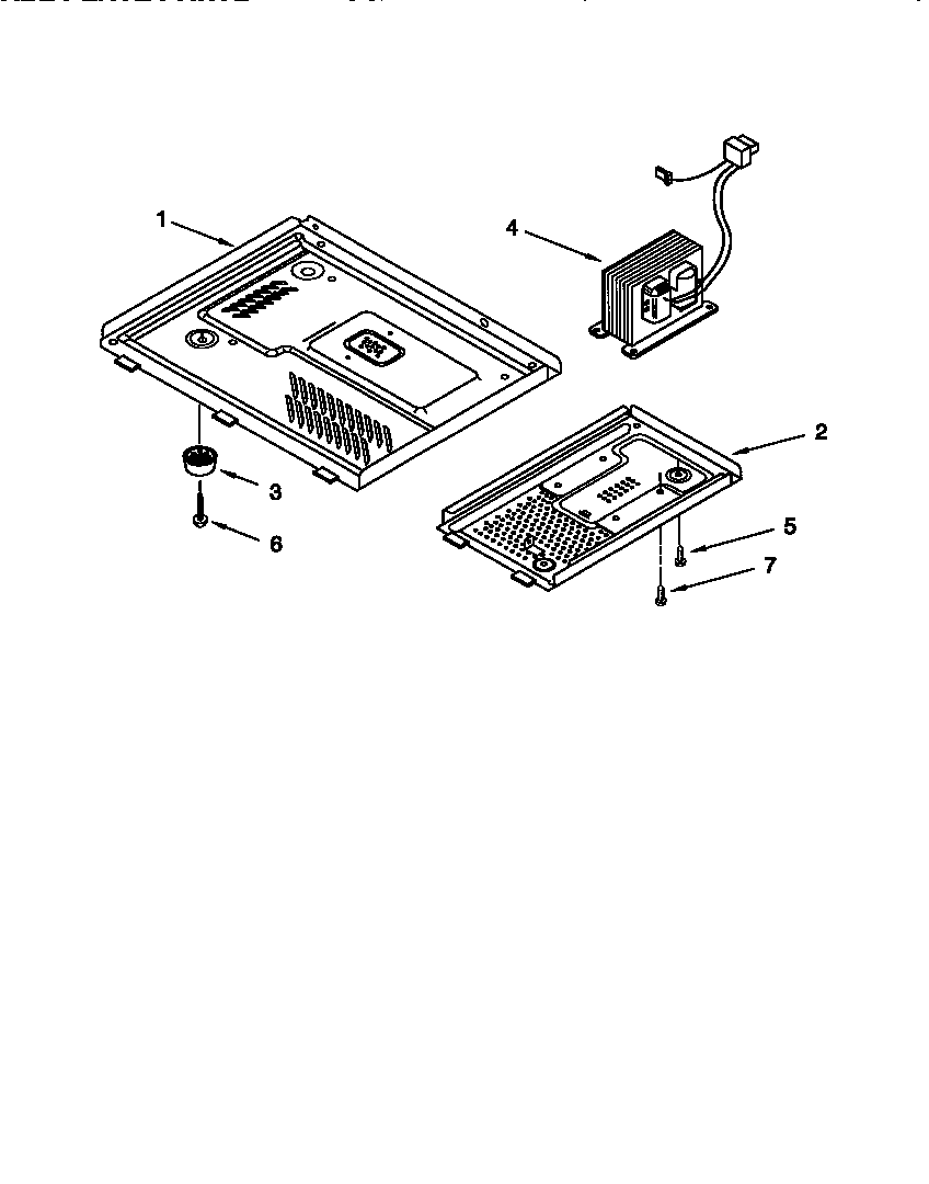Whirlpool MT1135SGZ0 base plate diagram