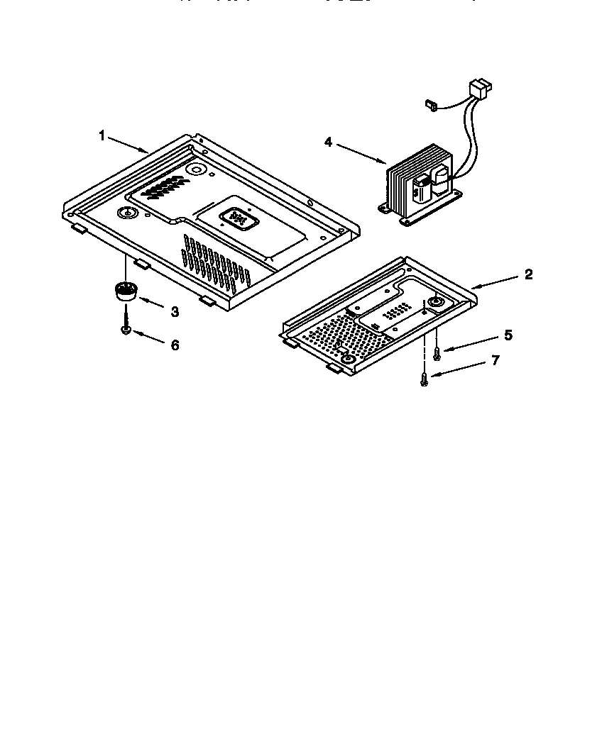 Whirlpool MT1151SGQ0 base plate diagram