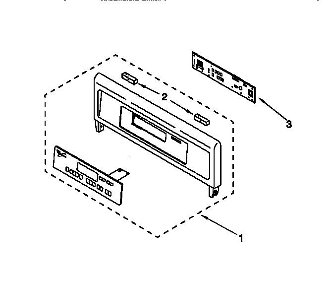 Whirlpool RBD245PDQ6 control panel diagram