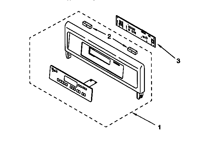 Whirlpool RBD275PDB6 control panel diagram