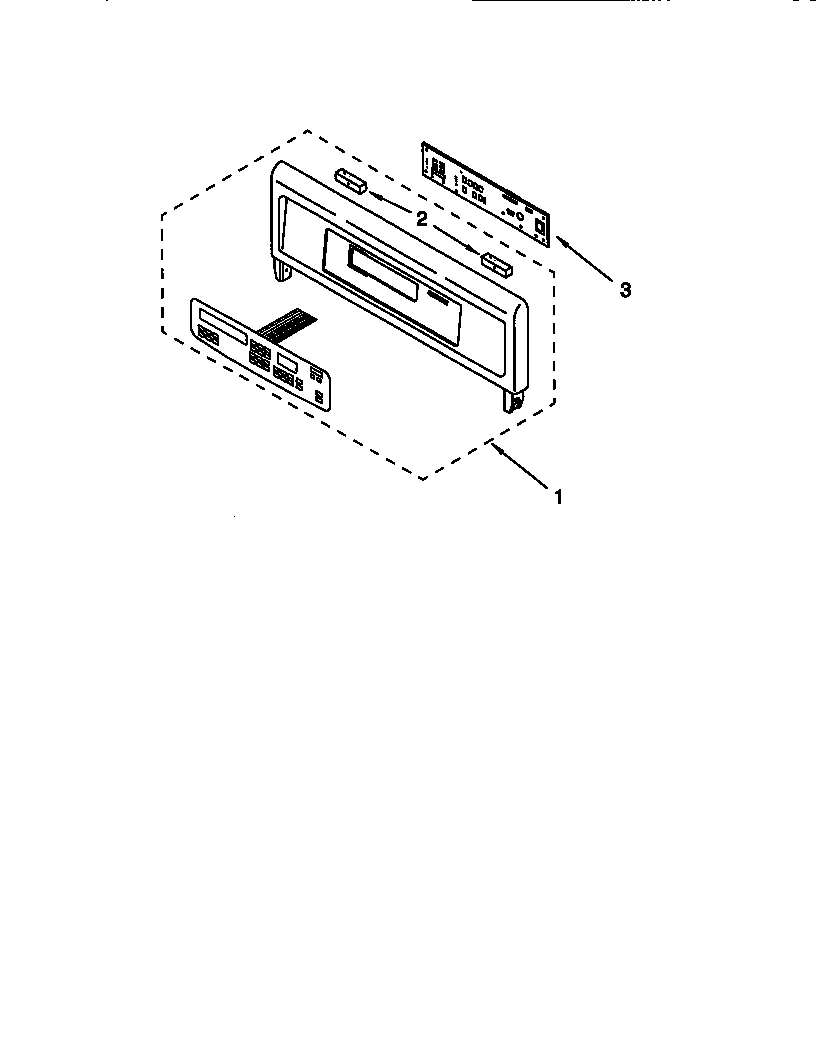 Whirlpool GDB277PDQ1 control panel diagram