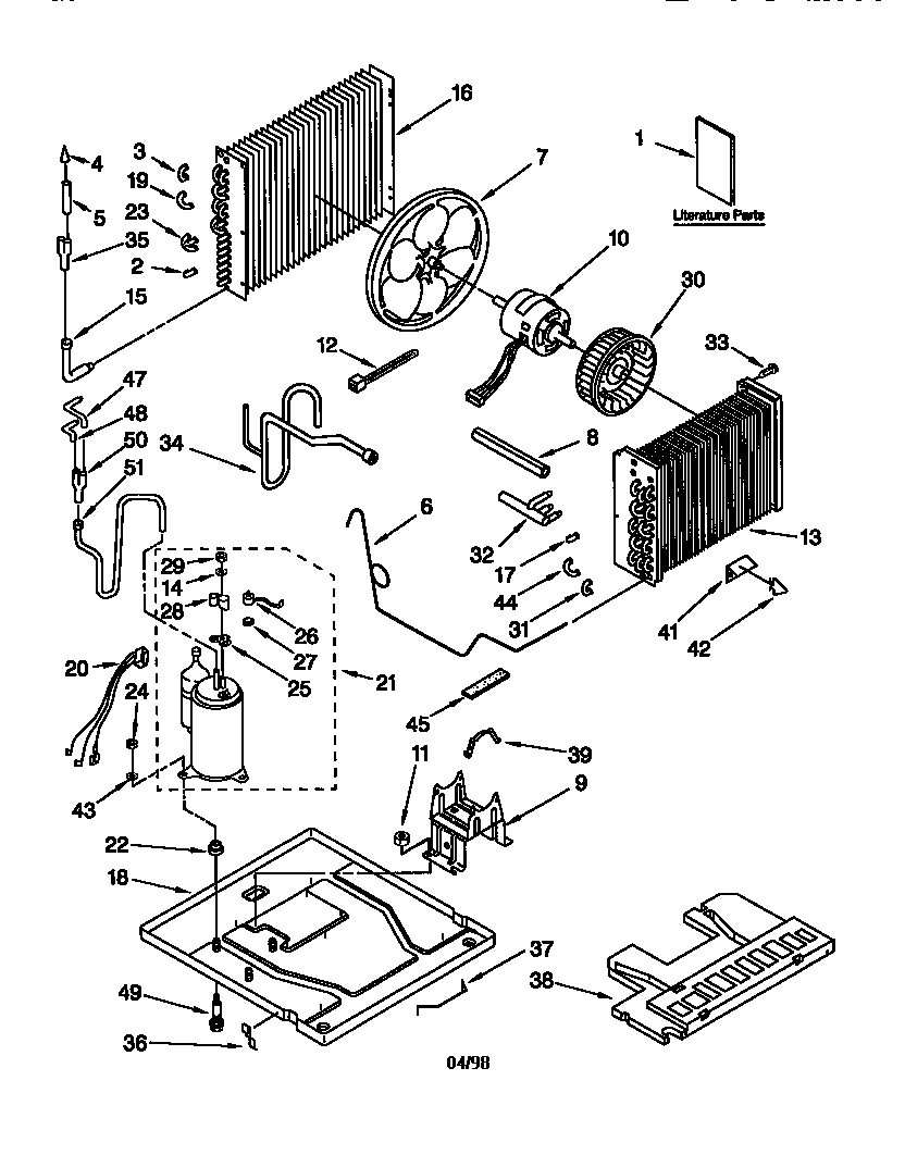 Whirlpool ACV184XG0 unit diagram