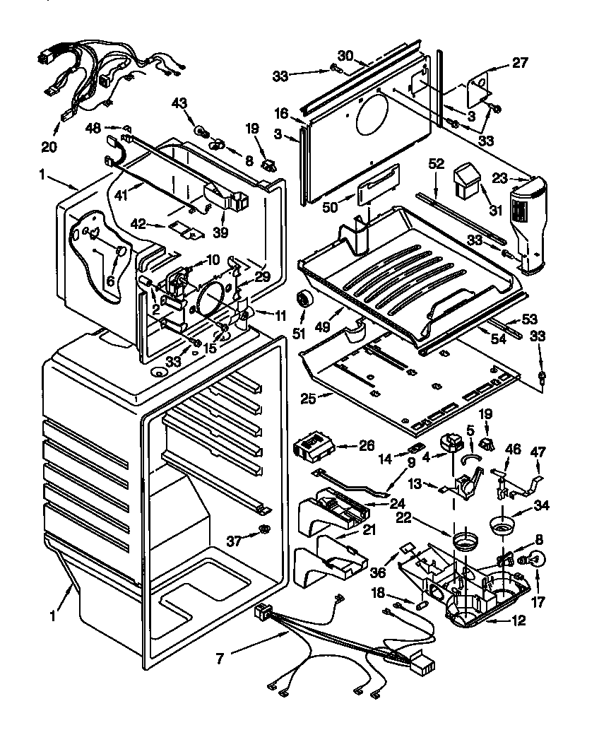 Whirlpool GT22DMXGW00 liner diagram