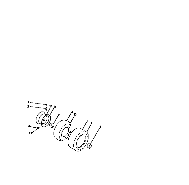 Craftsman 917273021 wheels and tires diagram