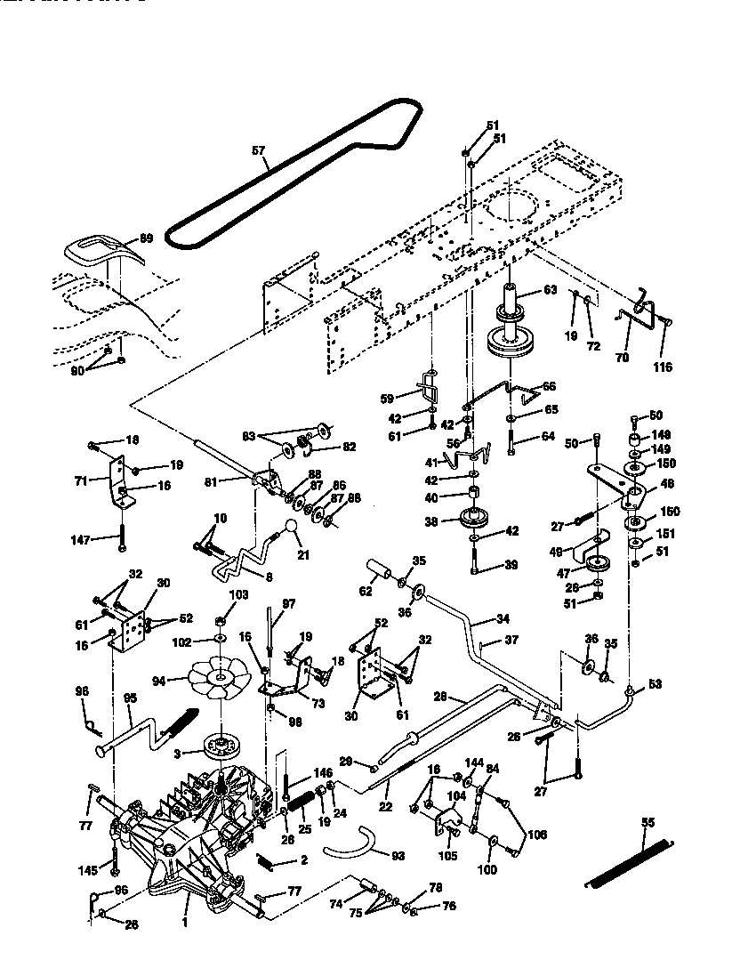 Craftsman 917271040 drive diagram