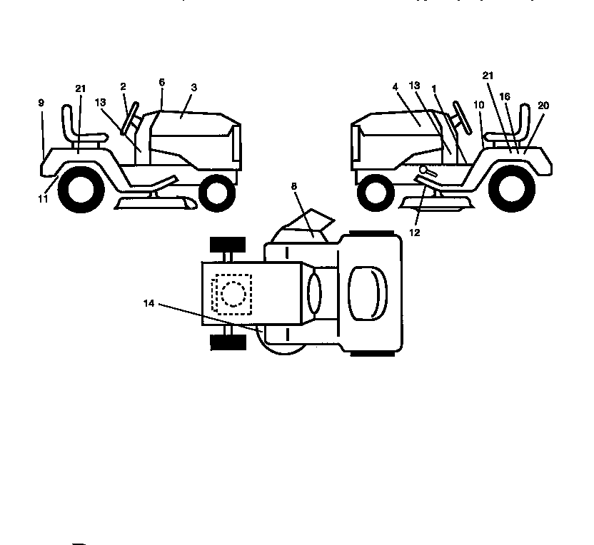 Craftsman 917271040 decals diagram