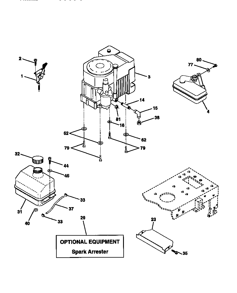 Craftsman 917271040 engine diagram