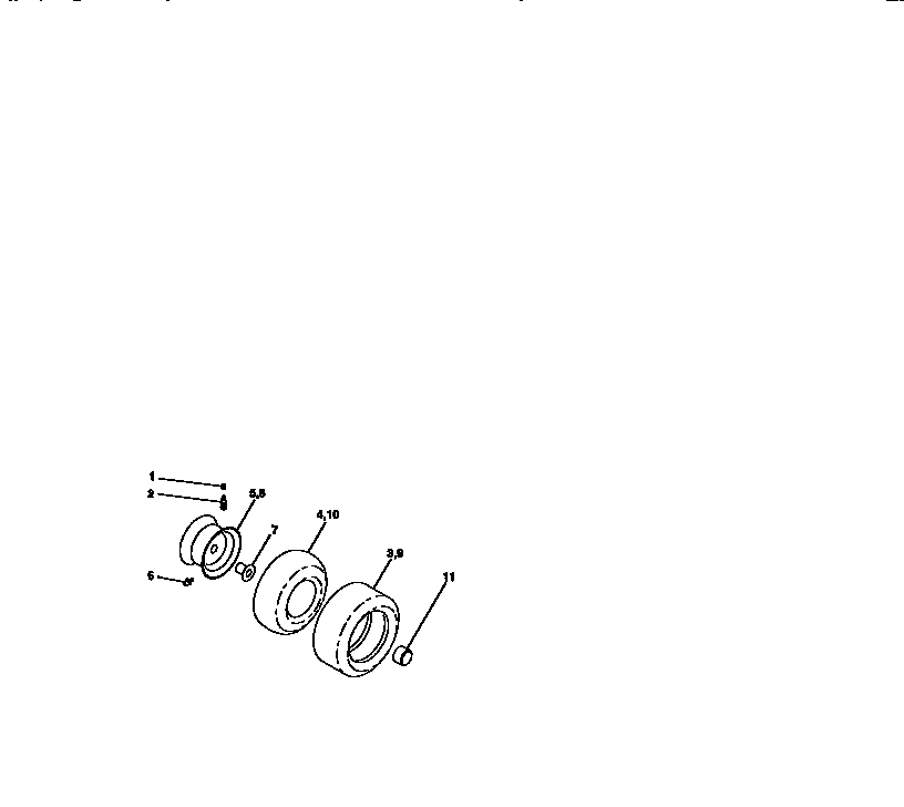 Craftsman 917270710 wheels and tires diagram