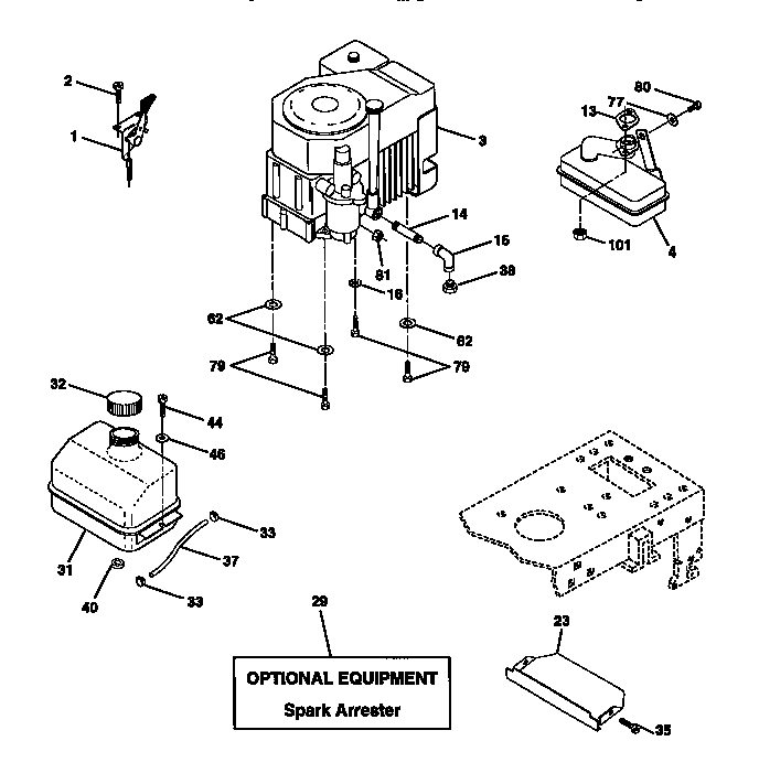 Craftsman 917271110 engine diagram