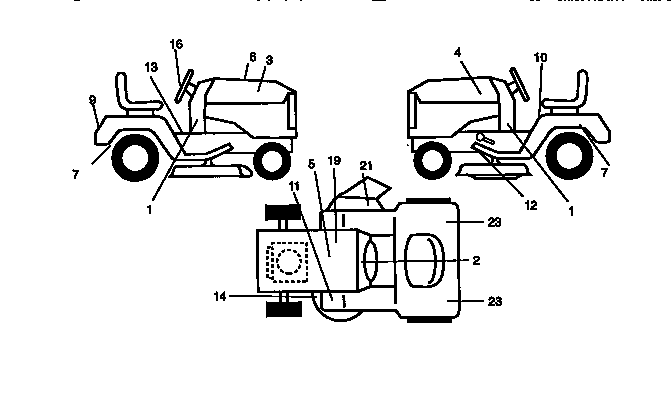 Craftsman 917273010 decals diagram