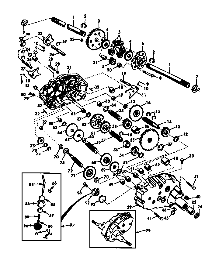 Craftsman 917273010 transaxle diagram