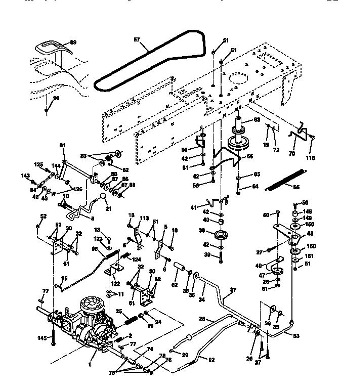 Craftsman 917270720 ground drive diagram
