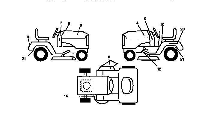 Craftsman 917270720 decals diagram