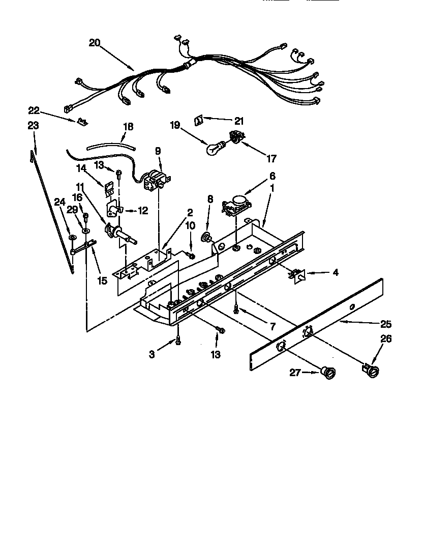 Whirlpool ED25RQXFW02 control diagram
