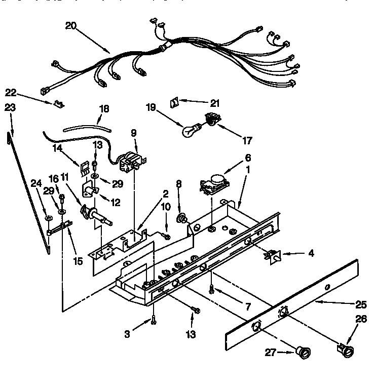 Whirlpool ED25TQXFN01 control diagram