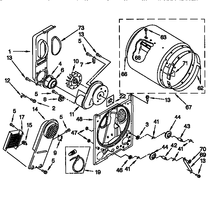 Whirlpool LER5636EQ3 bulkhead diagram