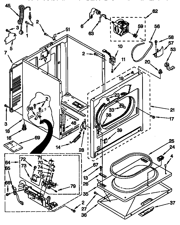 Whirlpool GGQ8858EQ0 cabinet diagram