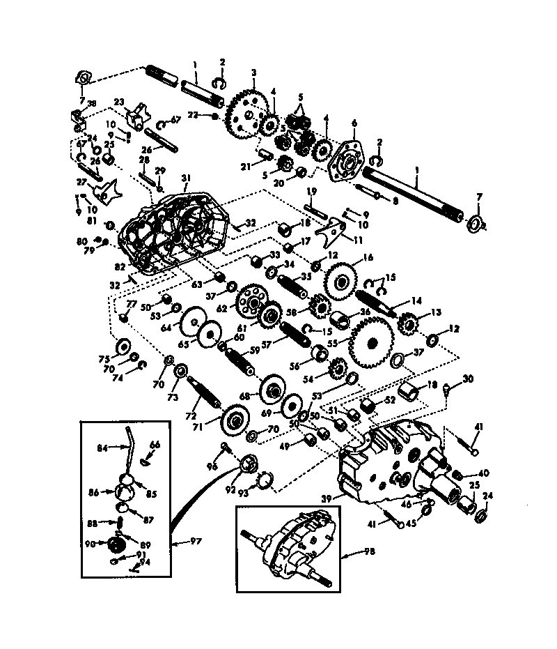 Craftsman 917273111 transaxle diagram
