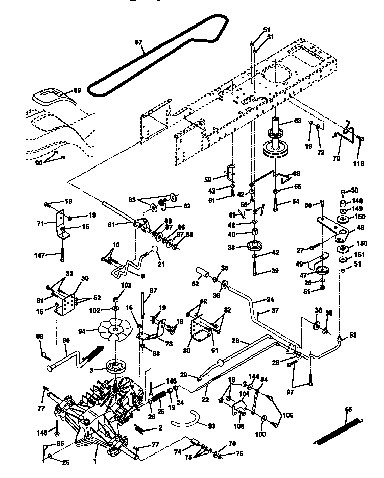 Craftsman 917270820 drive diagram