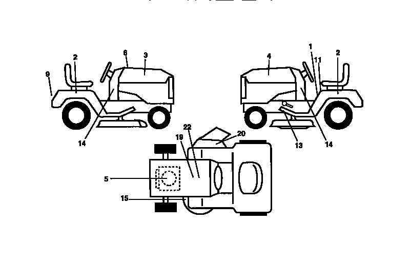 Craftsman 917270820 decals diagram
