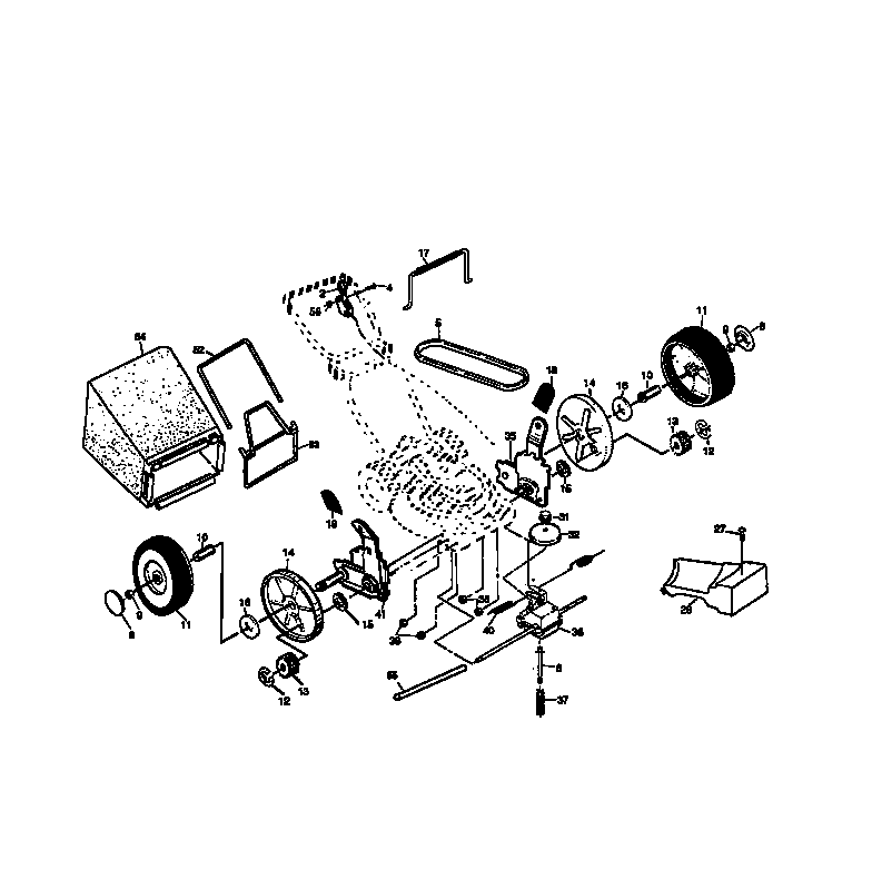 Craftsman 917377572 drive assembly diagram