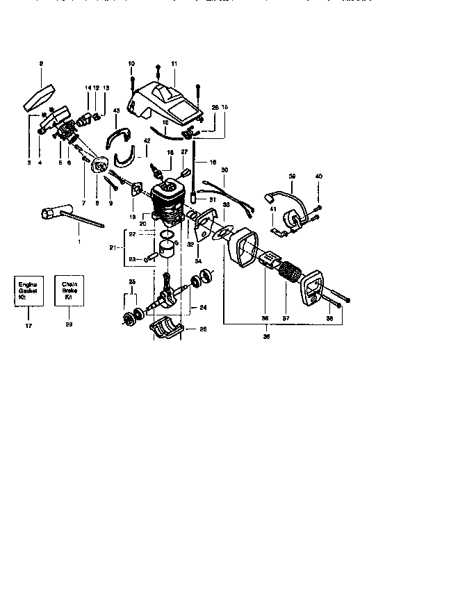 Craftsman 358352162 engine diagram