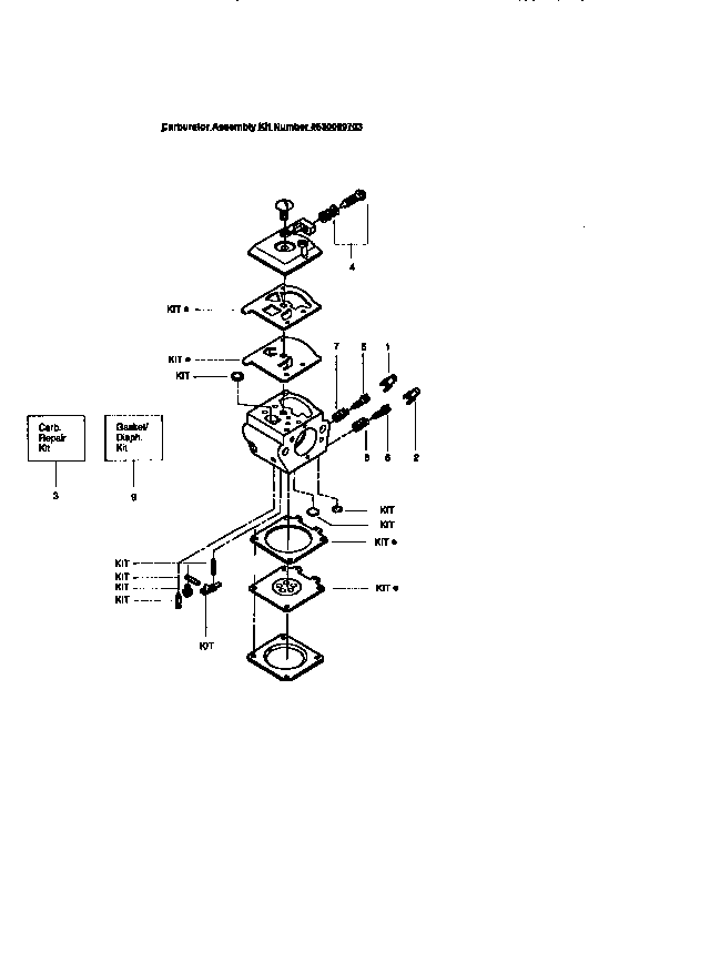 Craftsman 358352181 carburetor diagram