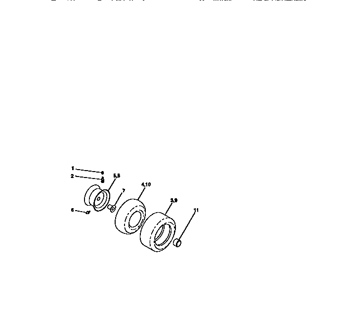 Craftsman 917273420 wheels and tires diagram