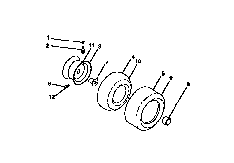 Craftsman 917273040 wheels and tires diagram
