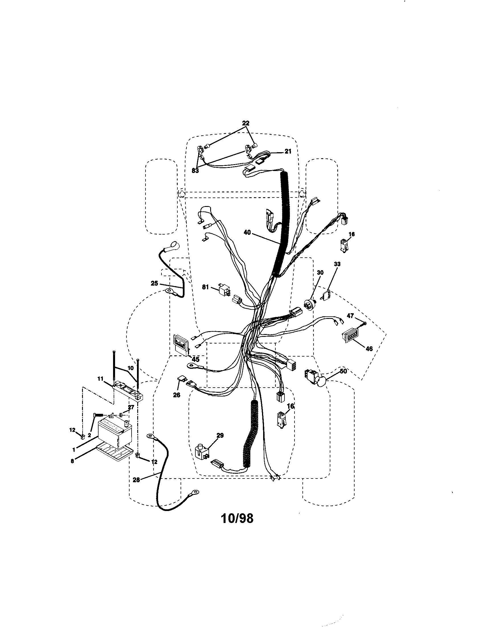 Craftsman 917273320 electrical diagram