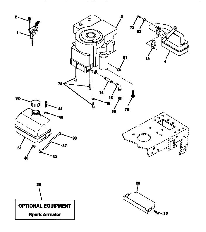 Craftsman 917270641 engine diagram