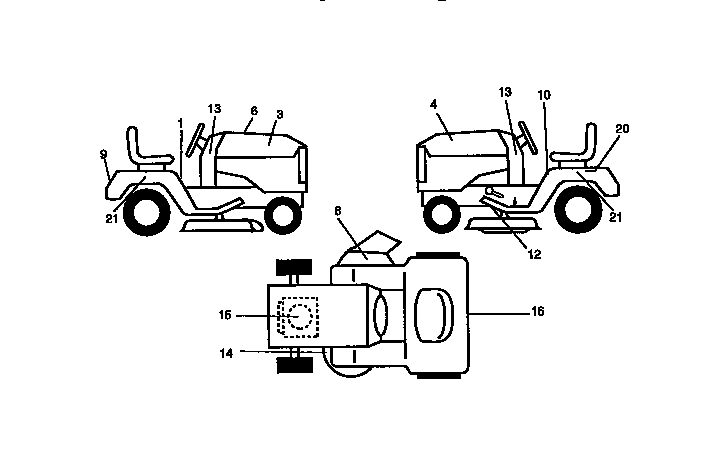 Craftsman 917270641 decals diagram