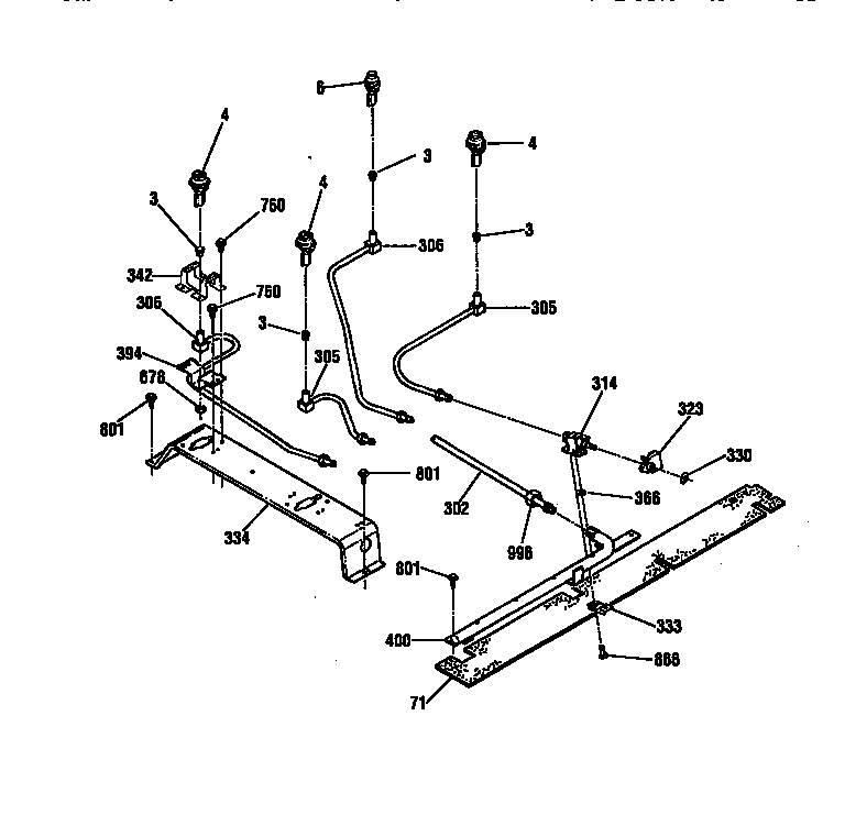Kenmore 91136765791 top burner diagram
