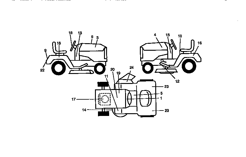 Craftsman 917273041 decals diagram