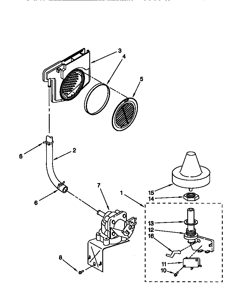 KitchenAid KUDV24SEBL3 fill and overfill diagram