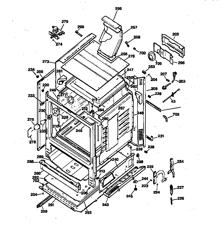 GE JGBP86WEA1WW body parts diagram
