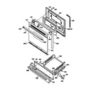 Kenmore 36271768890 door & drawer parts diagram