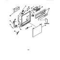 Kenmore 66517839790 frame and console diagram