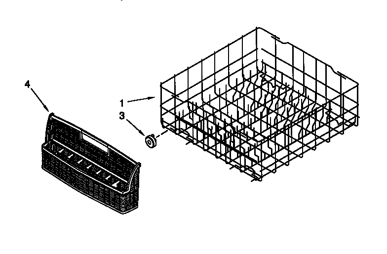 KitchenAid KUDI24SEBL3 lower rack diagram