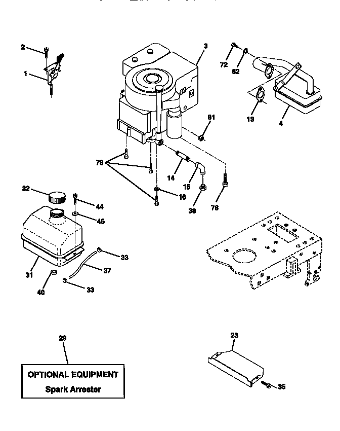 Craftsman 917270411 engine diagram