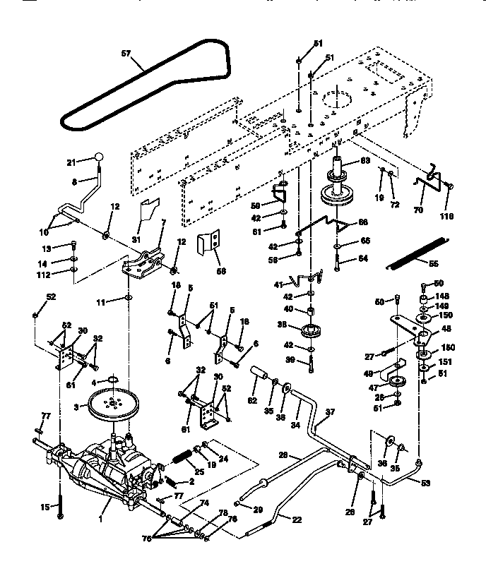 Craftsman 917270311 ground drive diagram