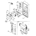 Kenmore 59668142790 evaporator and freezer control assembly diagram
