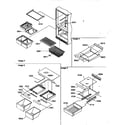 Kenmore 59668142790 shelving assemblies diagram